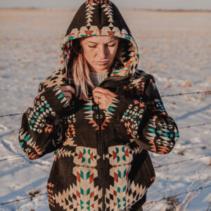 outrider full zip wool sweater western aztec navajo print pattern (8)